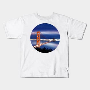 The Golden Gate Bridge San Francisco Kids T-Shirt